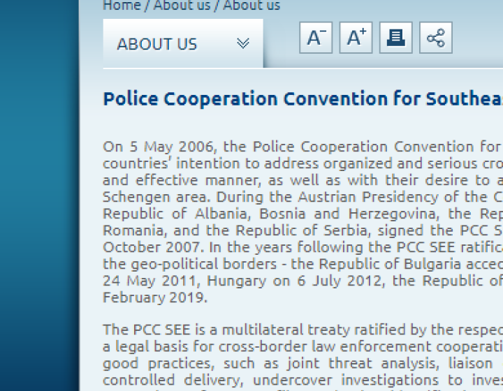 Police Cooperation Convention for SEE Secretariat